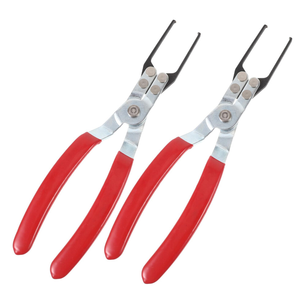Relay Pull Pliers 2Piece Alloy Steel Set For Car Automotive Relay Maintenance, Comfortable Grip Fuse Puller Tools 9382693443946