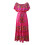 (M, Pink) Robe longue bustier idéale été. 1