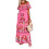 (M, Pink) Robe longue bustier idéale été. 2
