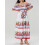 (L, White) Robe longue bustier idéale été. 7