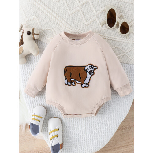(6-12 Months, Khaki) Βρεφικό Φόρεμα Φθινοπωρινή για Νήπια 1