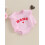 (12-18 Months, Pink) Barboteuse rose à la Saint-Valentin. 2