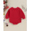 (6-12 Months, Red) Miminka, dívky, chlapci, batolecí body 2