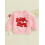 (12-18 Months, Pink) Felpe per bambine, pullover autunnali. 2