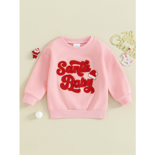 (18-24 Months, Pink) Felpe per bambine, pullover autunnali. 1