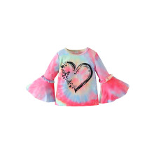 (5-6 Years, Multicolor) Herbst-Sweatshirts für Mädchen, lockere Passform