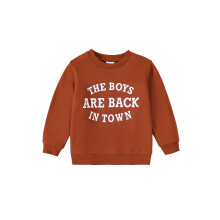 (3-4 Years, Auburn) Langarm-Sweatshirt für Kleinkinder, und Herbst.