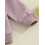 (6-12 Months, Purple) Conjunto de calça o outono. 6