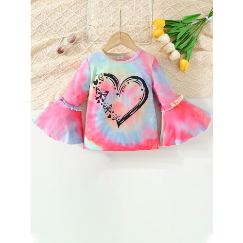 (6-7 Years, Multicolor) Φθινοπωρινά Φούτερ Κορίτσια Ριχτή Γραμμή 1