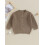 (12-18 Months, Khaki) Πλεκτό πουλόβερ για μωρά με κουμπιά, φθινόπωρο-χειμώνα 2