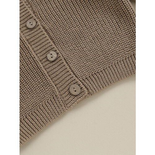 (12-18 Months, Khaki) Πλεκτό πουλόβερ για μωρά με κουμπιά, φθινόπωρο-χειμώνα 2