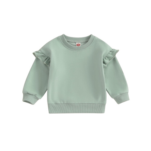 (18-24 Months, Green) Παιδικό πουκάμισο άνετο, μακριά μανίκια