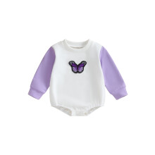 (12-18 Months, Purple) Κορμάκι μακρυμάνικο με για νεογέννητα