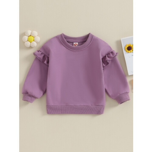 (12-18 Months, Purple) Παιδικό πουκάμισο άνετο, μακριά μανίκια 1