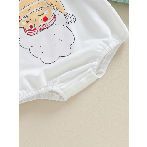 (0-3 Months, White) Mono de bebé niños pequeños. 2