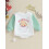 (6-12 Months, White) Mono de bebé niños pequeños. 2