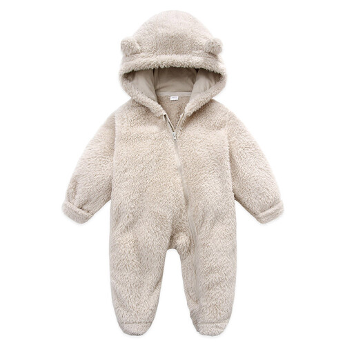 (0-3 Months, Beige) Μωρουδιακή φόρμα με και κοριτσιών