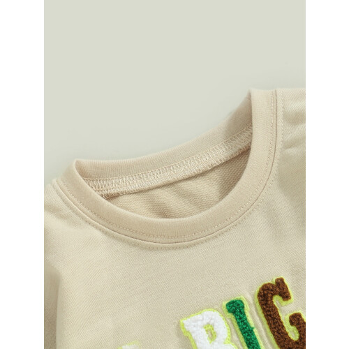 (6-12 Months, Beige) Φόρμα για μωρά casual ρούχα 2