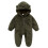 (9-12 Months, Army Green) Μωρουδιακή φόρμα με και κοριτσιών 1