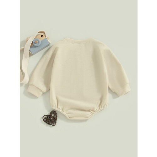 (6-12 Months, Beige) Φόρμα για μωρά casual ρούχα 1