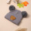 (6-36 Months, Gray) Bonnet d'hiver pour accessoires froid 6