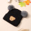 (6-36 Months, Black) Χειμερινό καπέλο μωρού και νεογέννητα 5