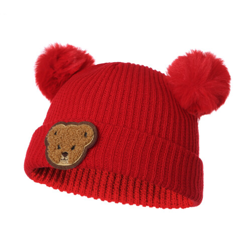 (6-36 Months, Red) Bonnet d'hiver pour accessoires froid 1