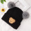 (6-36 Months, Black) Χειμερινό καπέλο μωρού και νεογέννητα 6