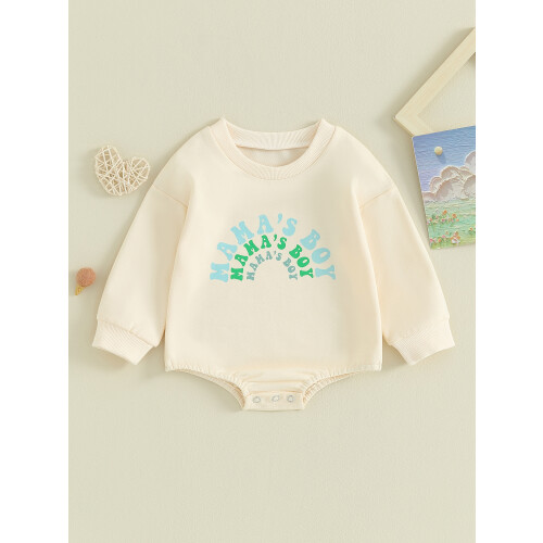 (3-6 Months, Beige) Βρεφικά Αγόρια Ολόσωμα Στρογγυλή Λαιμόκοψη 1