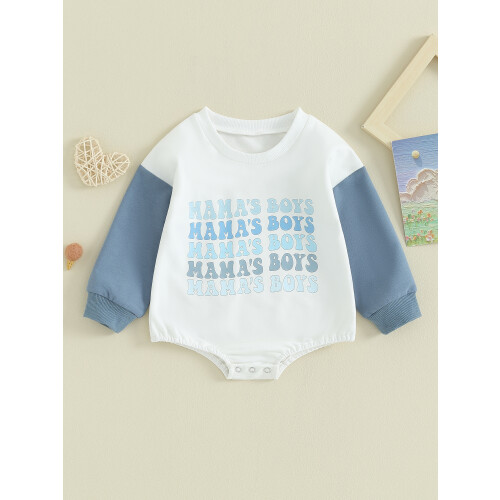 (6-12 Months, White) Βρεφικά Αγόρια Ολόσωμα Στρογγυλή Λαιμόκοψη 1