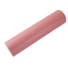 Foam Roller Yoga Column Massage Roller 60cm Pink Portable Fitness Equipment for Home Gym and Sports Recovery