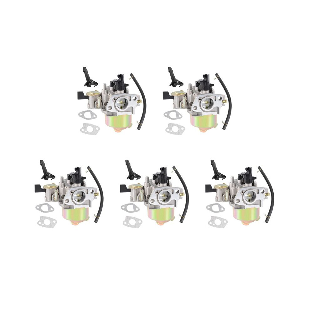 5X 16100-Zh8-W61 Pressure Washer Generator Carburetor Replace Carburetor With Gasket For Gx120 Gx160 Gx200 Engine 6031870087277