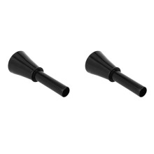 2X Car Emergency Fuel Gas Petrol Filler Funnel Oil Black for Focus MK2 2007-2011 1681668