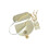 DIY PU Leather Bag Knitting Set Leather Bag Making Set-Silver 1