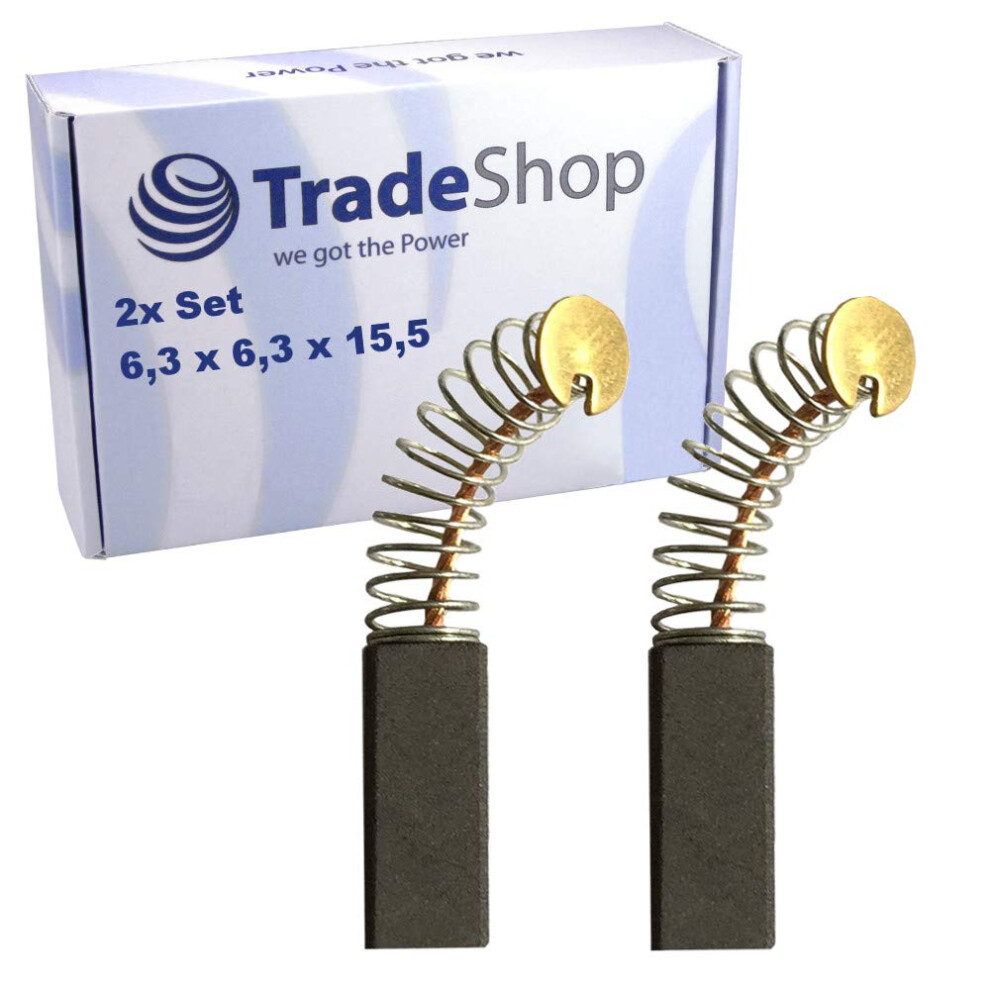 Carbon Brushes 6.3X6.3x15.5mm For Bosch Drills Grinders Hedge Trimmer Jigsaw Long Life 9094768878996