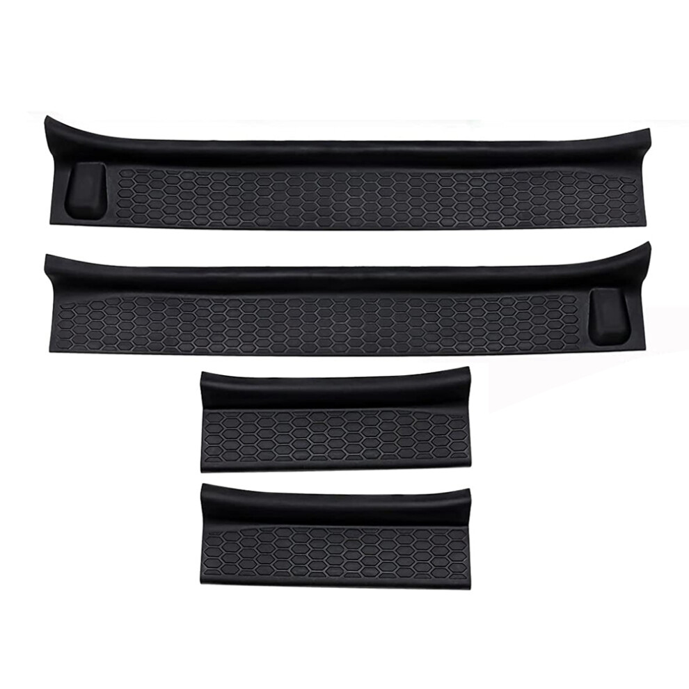 Door Sill Guards Door Sill Entry Guard For 2018-2022 Jl & 2020-2022 Gladiator Jt Accessories Black 6031636122853