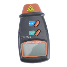 Digital Photo Tachometer Accuracy NonContact LCD Display for Motors and Machinery