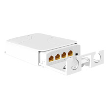 Nouveau Répéteur POE Extérieur Étanche IP55 à 4 1000 Mbps 1 à 3 Commutateurs Réseau Extender PoE pour Caméras IP