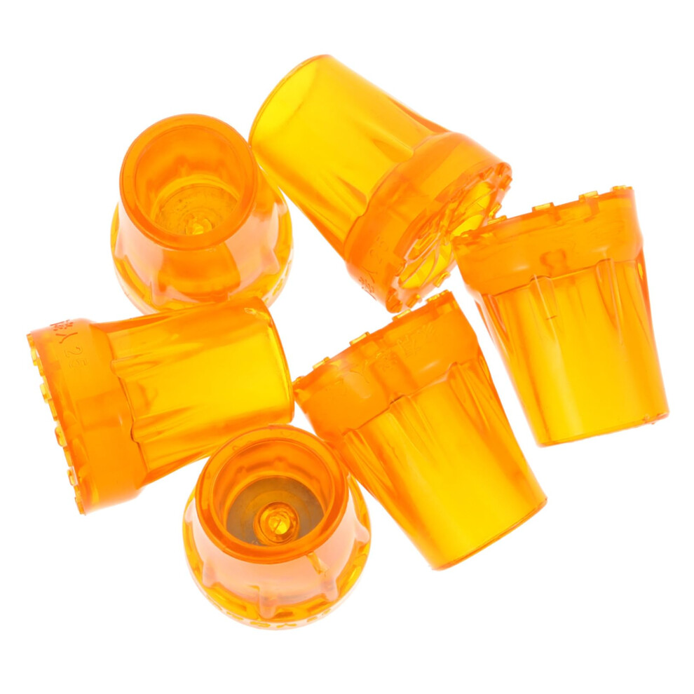 Antislip Cane Tips 6Pcs Walking Stick Ferrules For Elderly Canes NonSkid Foot Pads Compatible With Trekking Poles