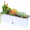 Rectangular Self Watering Planter Large Window Box for Indoor Outdoor Plants with Removable Pot 3