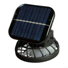 Portable USB Solar Fan for Hats, Adjustable Clip-On Design, Lightweight for Summer Outdoor Activities