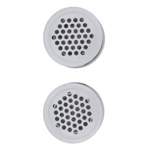 2PCS White Air Vent Mesh Covers Rustproof Durable for Homes Offices & Cabinets