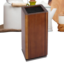 Knives Magnetic Holder Wood 360Degree Rotatable DoubleSided Magnetic Kitchen Knife Holder Solid Wood
