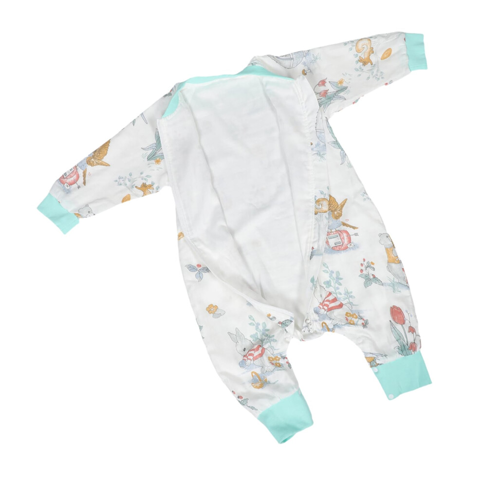 Bamboo Cotton Sleep Sack With Legs  Lightweight, Breathable, Temperature Controlled Wearable Blanket For Newborns