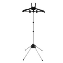 Height Adjustable Clothes Steamer Stand, Foldable Garment Ironing Rack for Bedroom or Cloakroom