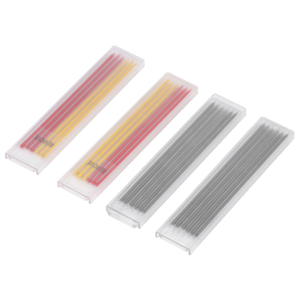 24Pcs Multicolor Carpenter Pencil Refill Kit For Precise Woodwork Marking 8121375883240
