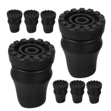 Walking Stick Tips 8Piece AntiSlip Cane Replacement Ends NoiseReducing Foot Covers For Hiking, Climbing