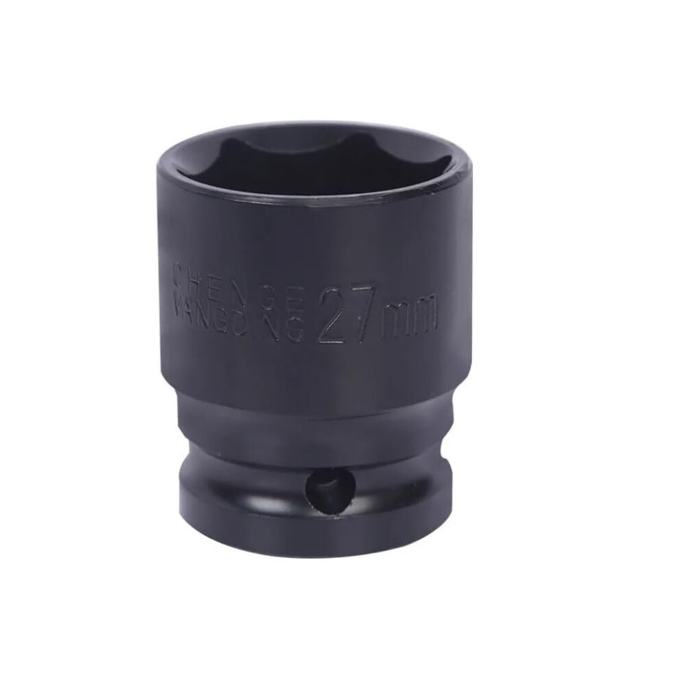 Short Hex Electric Impact Socket 1/2 Drive Adapter Spanner Converter Reducer 6Point Wrench Head 27Mm Socket 9187378461631