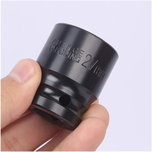 Short Hex Electric Impact Socket 1/2 Drive Adapter Spanner Converter Reducer 6Point Wrench Head 27mm Socket 2