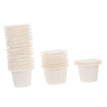 White Paper Cupcake Wrappers 50 Pcs Oven Safe Temperature Disposable Baking Liners For Weddings Birthdays